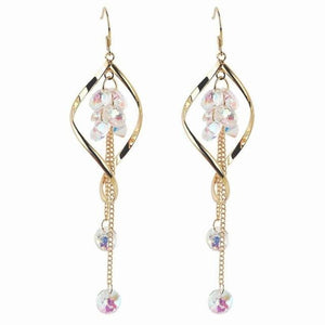 Rhinestone  Christmas Dangle Earrings