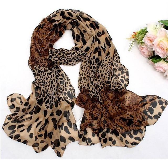 Leopard Print Scarf