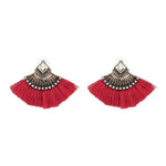 Big Boho Drop Earrings Long Fringe Earrings