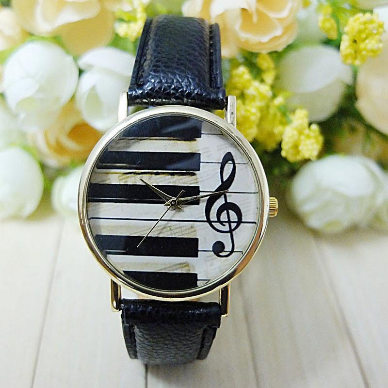 Piano Keyboard Musical Note Watch