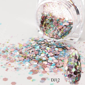 Amazing Nail Mermaid Glitter Flakes