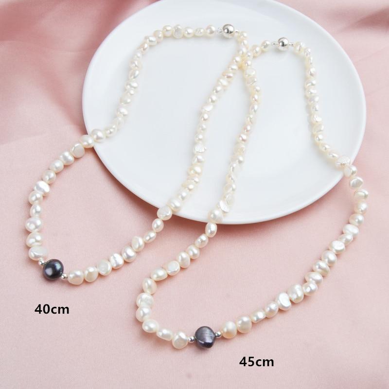 Real White Freshwater Pearl Necklace