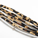 Leopard Leather Bracelet