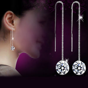 Zircon Elegant Dangle  Earrings