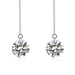 Zircon Elegant Dangle  Earrings