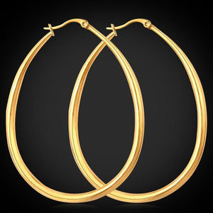 Genuine Indi-Boho Large Hoop Earrings