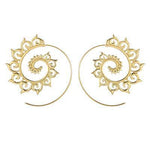 The Bohemian Golden Wave Earring